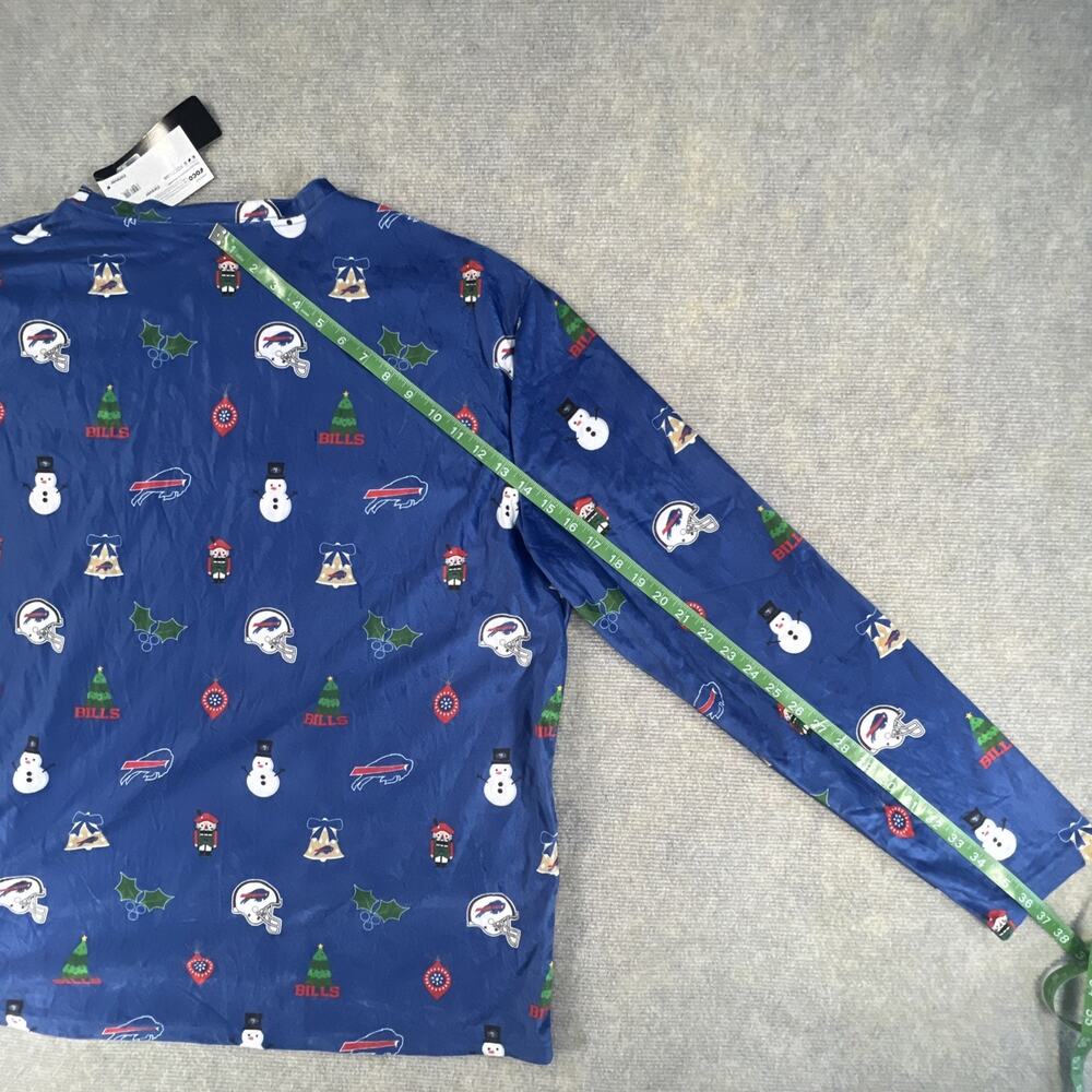 NWT Buffalo Bills NFL Christmas Long Sleeve Shirt Men’s L Holiday Team Apparel - Picture 11 of 12